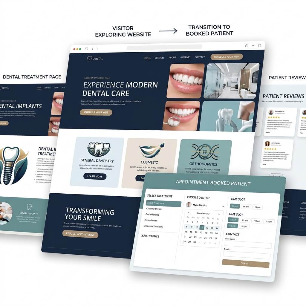 Dental Website Design Built to Turn Visitors Into Patients