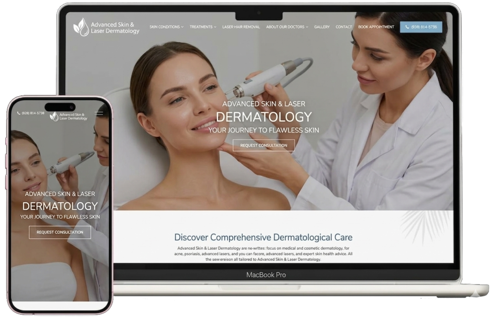 Dermatology Website Design