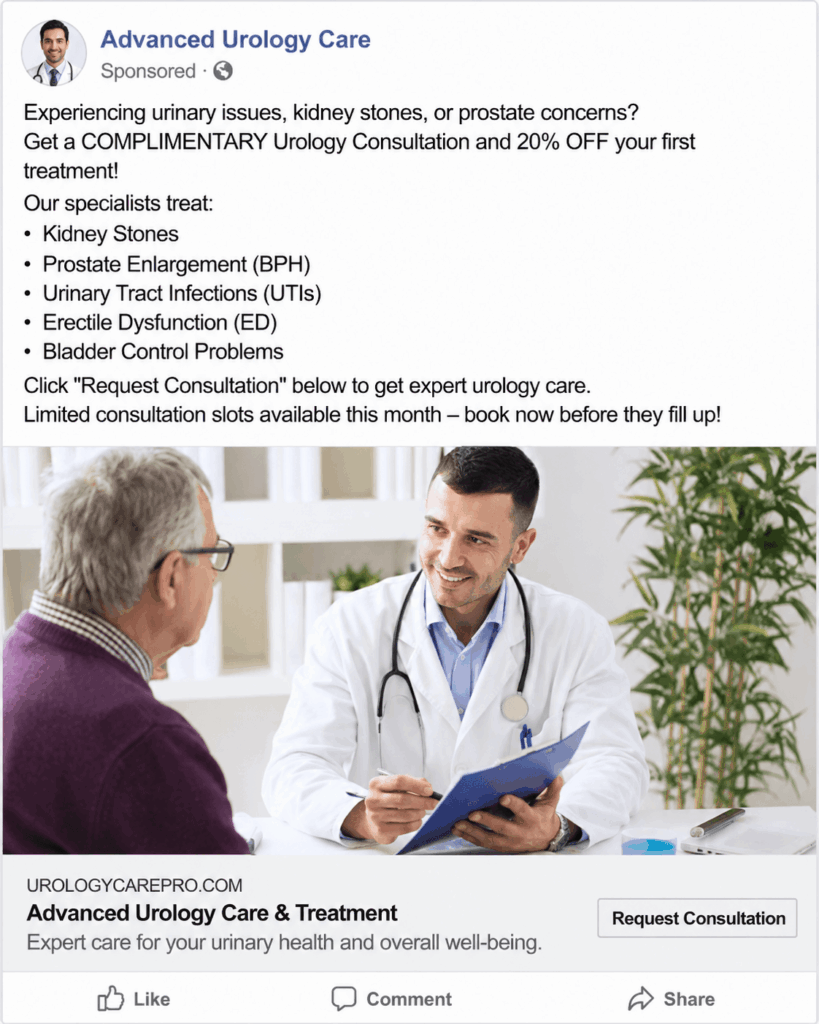 Urology Social Media Marketing