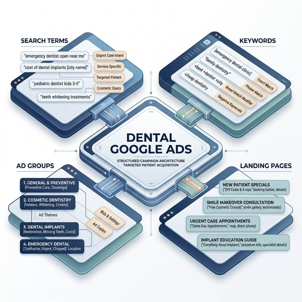What a Strong Dentist Google Ads Management Looks Like