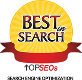 Best in Search, TopSEOs search engine optimization badge